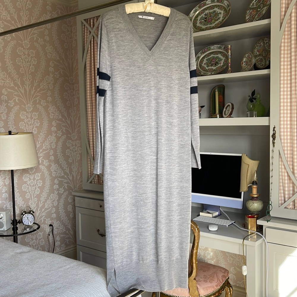 T Alexander Wang merino wool sweater column dress